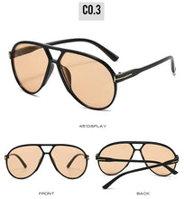 Load image into Gallery viewer, Retro Large Pilot Sunglasses