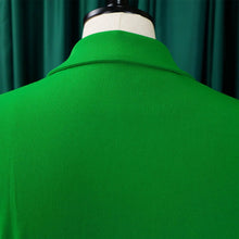 Load image into Gallery viewer, Notched Collar Full Sleeve Sashes Pleated Dress