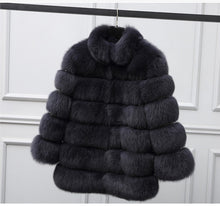 Load image into Gallery viewer, Winter Faux Fur Coat