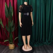Load image into Gallery viewer, Elegant Luxury Pleated Lace Dresses