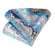 Load image into Gallery viewer, Men's Luxury Floral Neckties with Pocket Square and Cuff-links