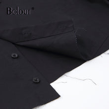 Load image into Gallery viewer, Flare Sleeve Asymmetry White Crop Top