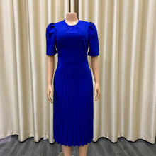 Load image into Gallery viewer, Elegant Pleated Office Dresses