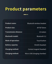 Load image into Gallery viewer, Wireless Bluetooth 5.2 9D HIFI Stereo Earbuds