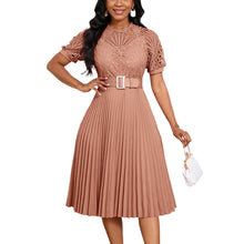 Load image into Gallery viewer, Elegant Luxury Pleated Lace Dresses