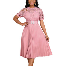 Load image into Gallery viewer, Elegant Luxury Pleated Lace Dresses