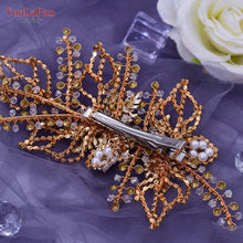 Load image into Gallery viewer, Flower Bridal Hair Clips