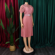 Load image into Gallery viewer, Elegant Luxury Pleated Lace Dresses