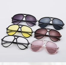 Load image into Gallery viewer, Luxury Brand Oversized Sunglasses women Men Retro Pilot Ins Trending Sun Glasses Driving Shades UV400 Eyeglasse