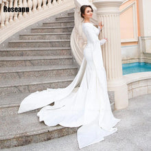 Load image into Gallery viewer, Applique Lace A-line Wedding Dress