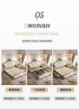 Load image into Gallery viewer, European Double Luxury Aesthetic Princess Bed