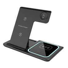 Load image into Gallery viewer, Magnetic Wireless Charging Stand for iPhone 15/14/13/12, iWatch Ultra/8/7/6/5, AirPods 3/2/Pro, Samsung