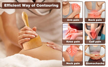 Load image into Gallery viewer, Natural Wooden Lymphatic Drainage Massager