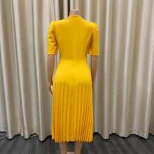 Load image into Gallery viewer, Elegant Pleated Office Dresses