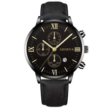 Load image into Gallery viewer, Black Quartz Men's Watch
