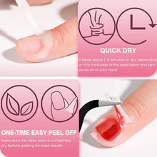 Load image into Gallery viewer, 2-Pcs Peel Off Latex Nail Polish Liquid Set With Tweezer