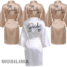 Load image into Gallery viewer, Wedding Party Team Bride Robe