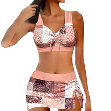 Load image into Gallery viewer, Floral Printed Backless Swimsuits