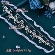 Load image into Gallery viewer, Rhinestone Wedding Dress Belt