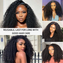 Load image into Gallery viewer, Mongolian Curly Lace Front Human Hair Wig