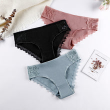 Load image into Gallery viewer, 3-Pcs Cotton Women's Panties