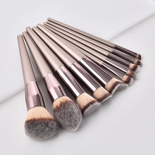Load image into Gallery viewer, Champagne Make-up Brushes Set
