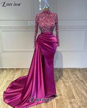 Load image into Gallery viewer, Fuchsia Evening Dress
