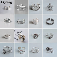 Load image into Gallery viewer, Geometric Layer Smile Face Adjustable Rings