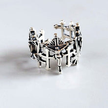 Load image into Gallery viewer, Geometric Layer Smile Face Adjustable Rings