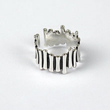 Load image into Gallery viewer, Geometric Layer Smile Face Adjustable Rings