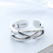 Load image into Gallery viewer, Geometric Layer Smile Face Adjustable Rings
