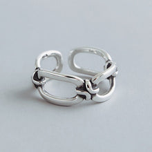 Load image into Gallery viewer, Geometric Layer Smile Face Adjustable Rings