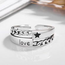 Load image into Gallery viewer, Geometric Layer Smile Face Adjustable Rings
