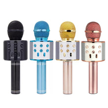 Load image into Gallery viewer, 3-in-1 Wireless Bluetooth Karaoke Microphone