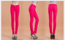 Load image into Gallery viewer, Candy Colored Pencil Jeans