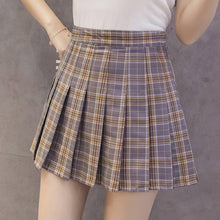 Load image into Gallery viewer, High Waist Pleated Mini Skirt