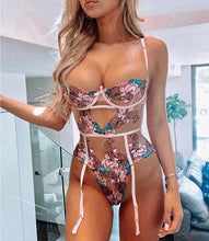 Load image into Gallery viewer, Sexy Floral Bodysuit