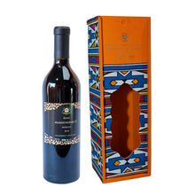 Load image into Gallery viewer, Wine and Handmade Royal Wine Bottle Holders with Ndebele Print
