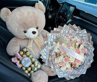 Teddy Bear Bouquet and Chocolate