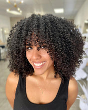 Load image into Gallery viewer, Kinky Afro Curly Wigs With Bangs
