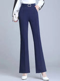Elegant Bell-bottom Trousers
