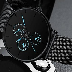 Men's Ultra Thin Stainless Steel Watches