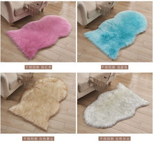 Load image into Gallery viewer, Soft Artificial Sheepskin Rug Chair Cover

