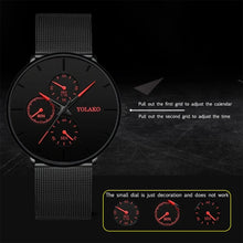 Load image into Gallery viewer, Men&#39;s Ultra Thin Stainless Steel Watches
