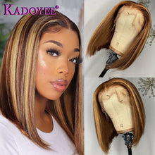 Load image into Gallery viewer, Brazilian Straight Colored Human Hair Wig
