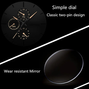 Men's Ultra Thin Stainless Steel Watches
