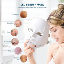 Load image into Gallery viewer, 7 Color LED Facial Mask Light Photon Therapy
