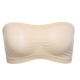 Seamless Tube Strapless Bra