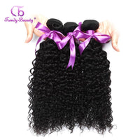 Peruvian Kinky Curly Hair Bundles 100% Human Hair Extensions