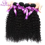 Peruvian Kinky Curly Hair Bundles 100% Human Hair Extensions